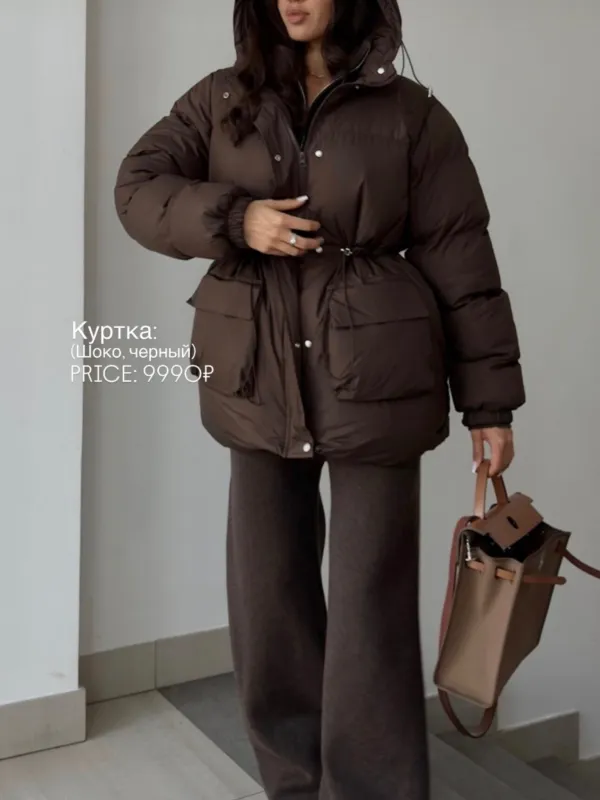 курточка шоко утяжка зима